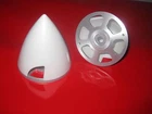 Spinner 38-82mm 2 Blades White Red or Black in 1a Quality Choose Size