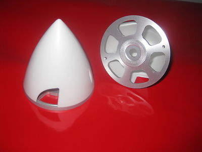 Spinner 38-82 mm 2 Blatt Weiss Rot oder Schwarz in 1a Qualität Gröse Wählbar