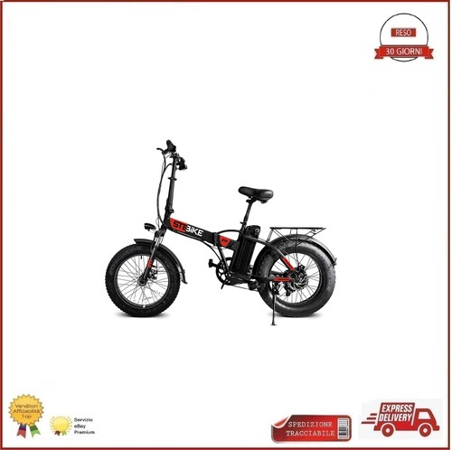 E-Bike Fat 20 Stebike ST-1 Bici Elettrica 250W 48V 12AH 7V Autonomia  35-45Km | eBay