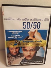 50/50 (DVD, 2012) Ex-Library Joseph Gordon-Levitt