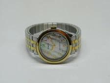 Timex TW2R48400 Two Tone Quartz Analog Women's Watch Sz. 6 3/4" New Battery