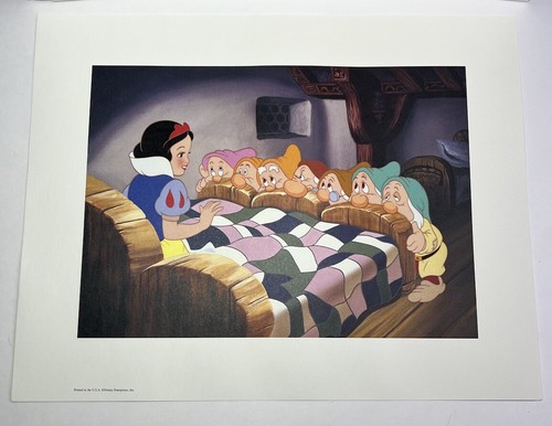 Disney Blancanieves y los siete enanos Litografía Portafolio Set de 4 - 2001 - Imagen 3 de 10