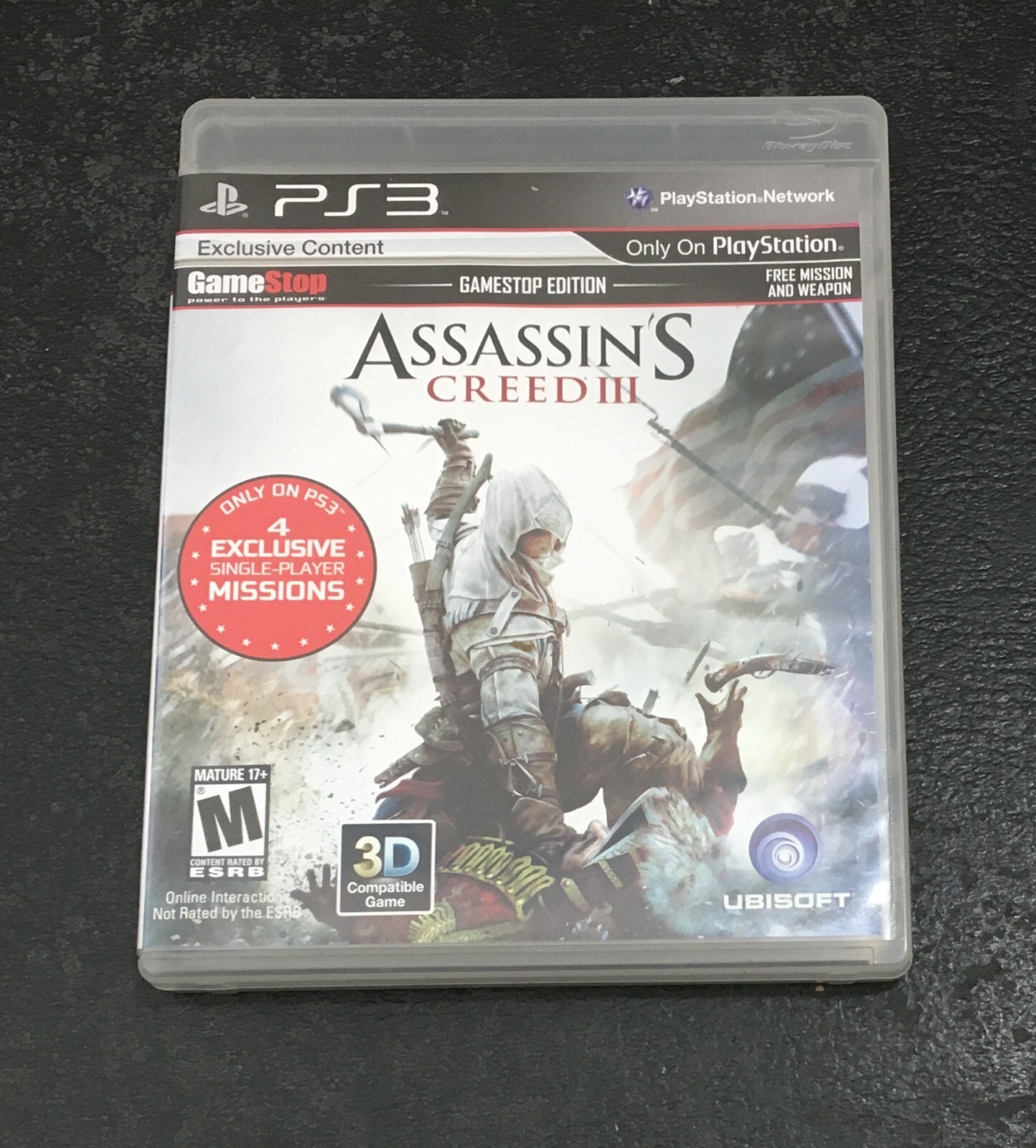 Assassin's Creed 3 III - PlayStation 3 PS3  w/MANUAL INV-7813