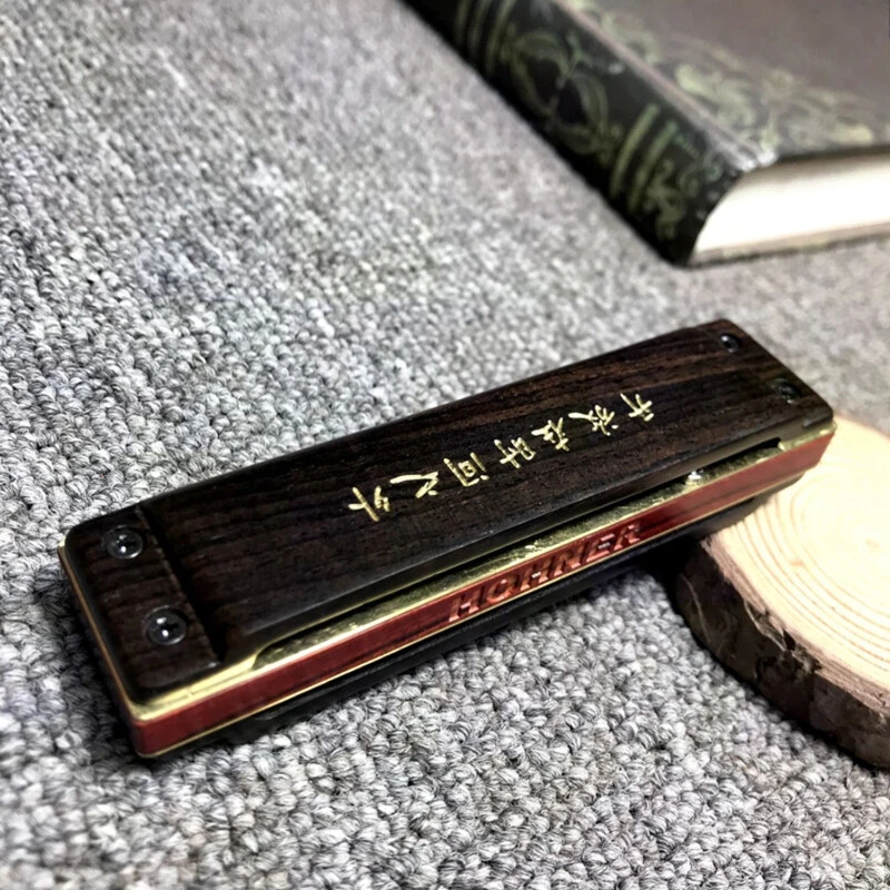Customized Professional Sandalwood Harmonica for HOHNER M1896 Default Key C - Image 4 of 4