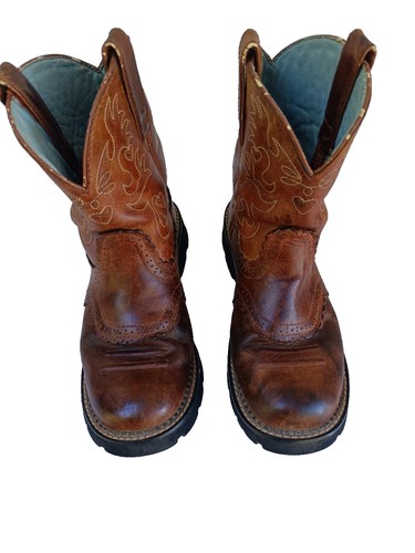 Men ARIAT Sz 10EE Heritage Roughstock Brown Leather Square  display picture 1
