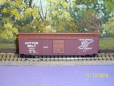  MTL N SCALE #33060 50' STD. BOX CAR w/ PLUG DOOR & SLIDING DOOR COTTON BELT