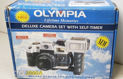 Olympia DL2000A Deluxe Camera Set With Self-Timer & Red Eye Reduction NIB - Picture 2 of 9
