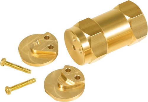 Brass 6542-1FBA# Spray Nozzle 1/2" FPT #20 Orifices 90° & 180° Caps 5.9 GPM 40 - Picture 5 of 9