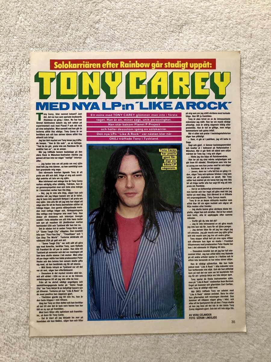 Tony Carey/トニー・ケアリー/ FOR YOU/ ex.RAINBOW Tony Carey/トニー・ケアリー/ FOR YOU/ ex.RAINBOW Tony Carey