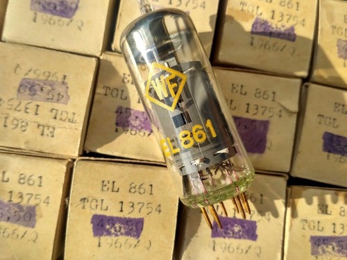 One Piece El 861 E81l 6686 Golden Pins Rft 1966 Made Nos Ob Tube Rohren Ebay