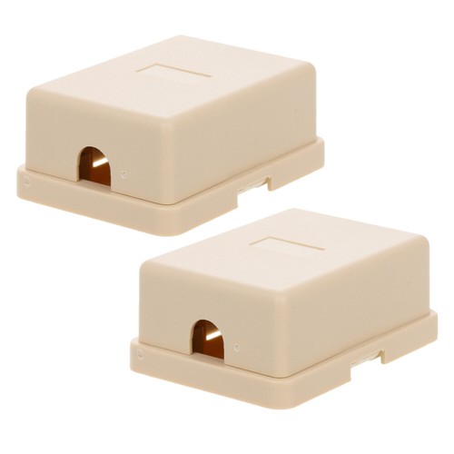 2 Pcs Junction Box Cell Phone Landline Adapter Jack Splitter for - Zdjęcie 7 z 12