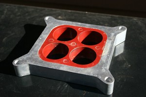 Vintage Carb 1" Aluminum & Plastic Spacer