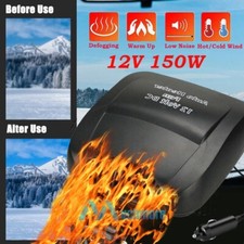 12V 150W Portable Ceramic Car Truck Heater Plug-in Windshield Defogger Defroster