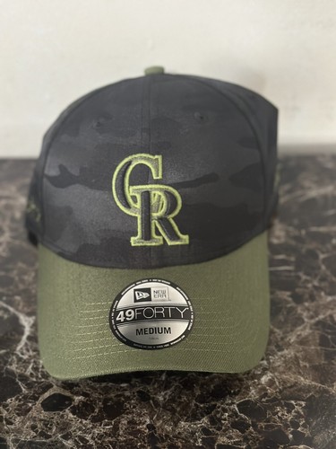 Colorado Rockies New Era Hat Medium 49FORTY Black MLB H1 Camouflage - Picture 1 of 5