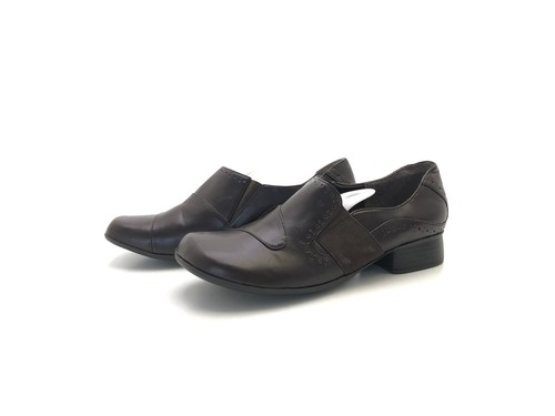 Port Louis Damen Halbschuhe Slipper Loafers Comfort Braun Gr. 39 (UK 6) - Picture 5 of 8