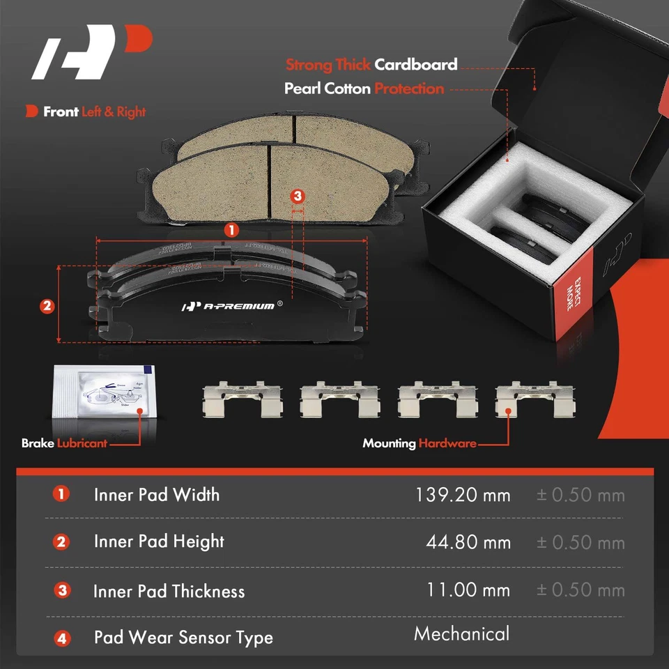 6x Rotores de freno perforados y pastillas de cerámica delanteras para Nissan Pathfinder 1987-1995 D21 Foto 3 de 4