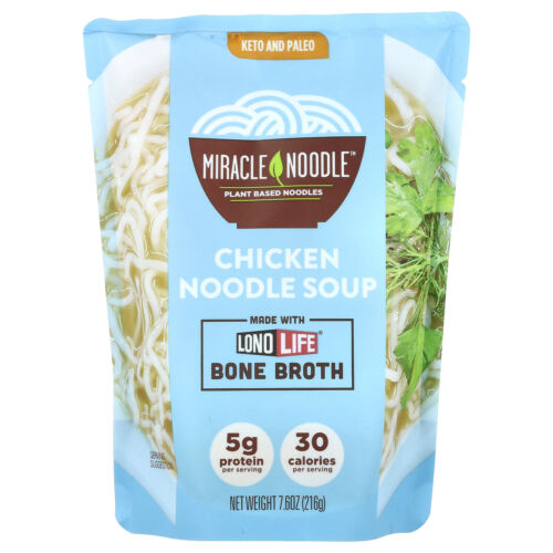 Bone Broth Chicken Noodle Soup, 7.6 oz (216 g)