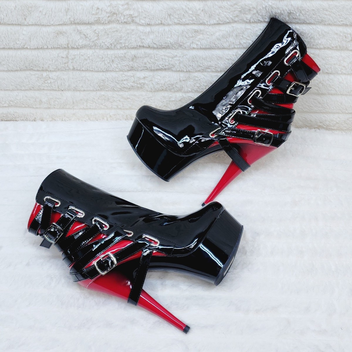 Delight 1012 Black / Red Buckle Strap 6
