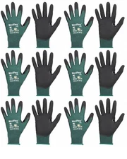 MaxiFlex 34-8743 Micro Foam Nitrile Coated ANSI A2 Cut Resistant Work Gloves 6PR