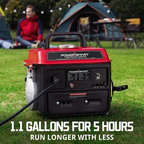 Portable Gas Generator RV Camping Power Electric Small Quiet Gasoline Powered - Picture 2 of 6