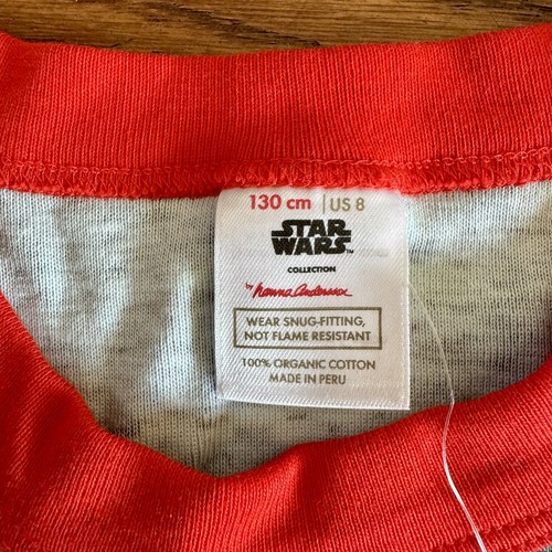 NWT Hanna Andersson Star Wars Mandalorian Grogu Christmas Holiday Pajamas 130 8 - Picture 3 of 5