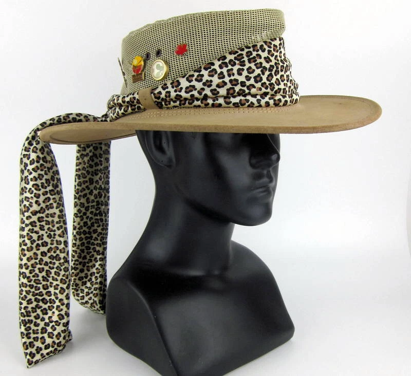 Jacaru Shady Lady Womens Outback Sun Hat Medium Leather Suede Mesh Neck Scarf
Opens in a new window