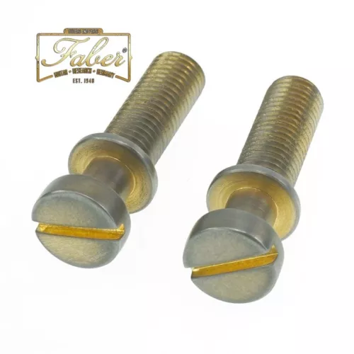 Faber TPST-MGA TP-ST-MGA 59 Gibson Style Tailpiece Studs Metric Gold Aged 3198