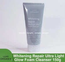 Luxe Organix Whitening Repair Ultra Light Glow Foam Cleanser 150g