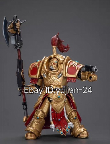 1/18JOYTOY Warhammer 40K Adeptus Custodes Allarus Custodio con Hacha Castellana - Imagen 4 de 7