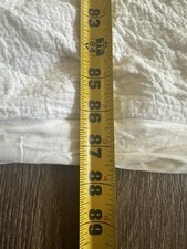 1 Duvet Cover FULL White Zipper 87"X77" Cotton