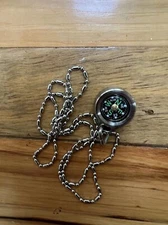 MecArmy Keychain Compass CMP titanium. used,  with scratch