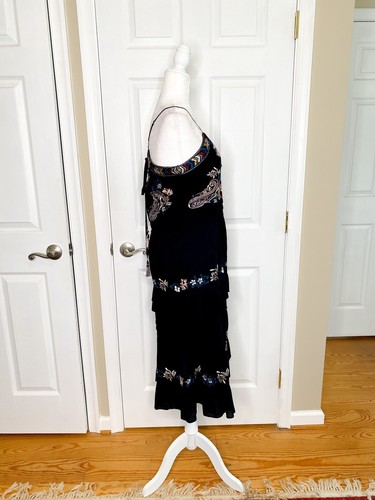 Love Sam Addison Dress Paisley Embroidered Small - Picture 9 of 12