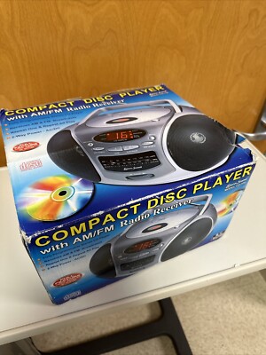 Lenoxx Sound CD-109 Stereo Compact CD Player AM/FM Radio W