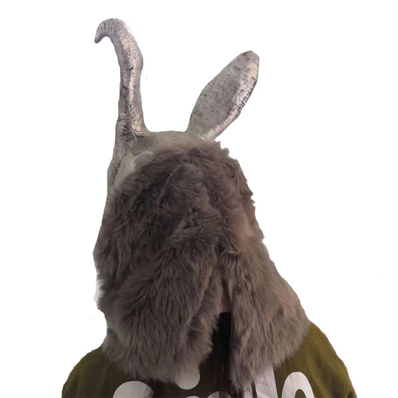 Donnie Darko FRANK The Bunny Rabbit MASK Overhead With Fur Adult Halloween Mask - Bild 3 von 4