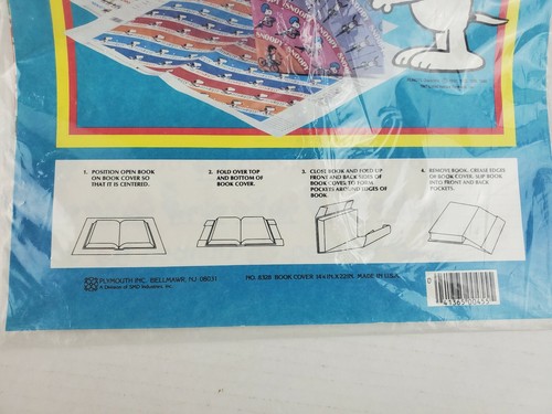 Snoopy Book Covers Vintage Butterfly Originals/ Plymouth Inc. 3 Designs Sealed - Picture 5 of 5