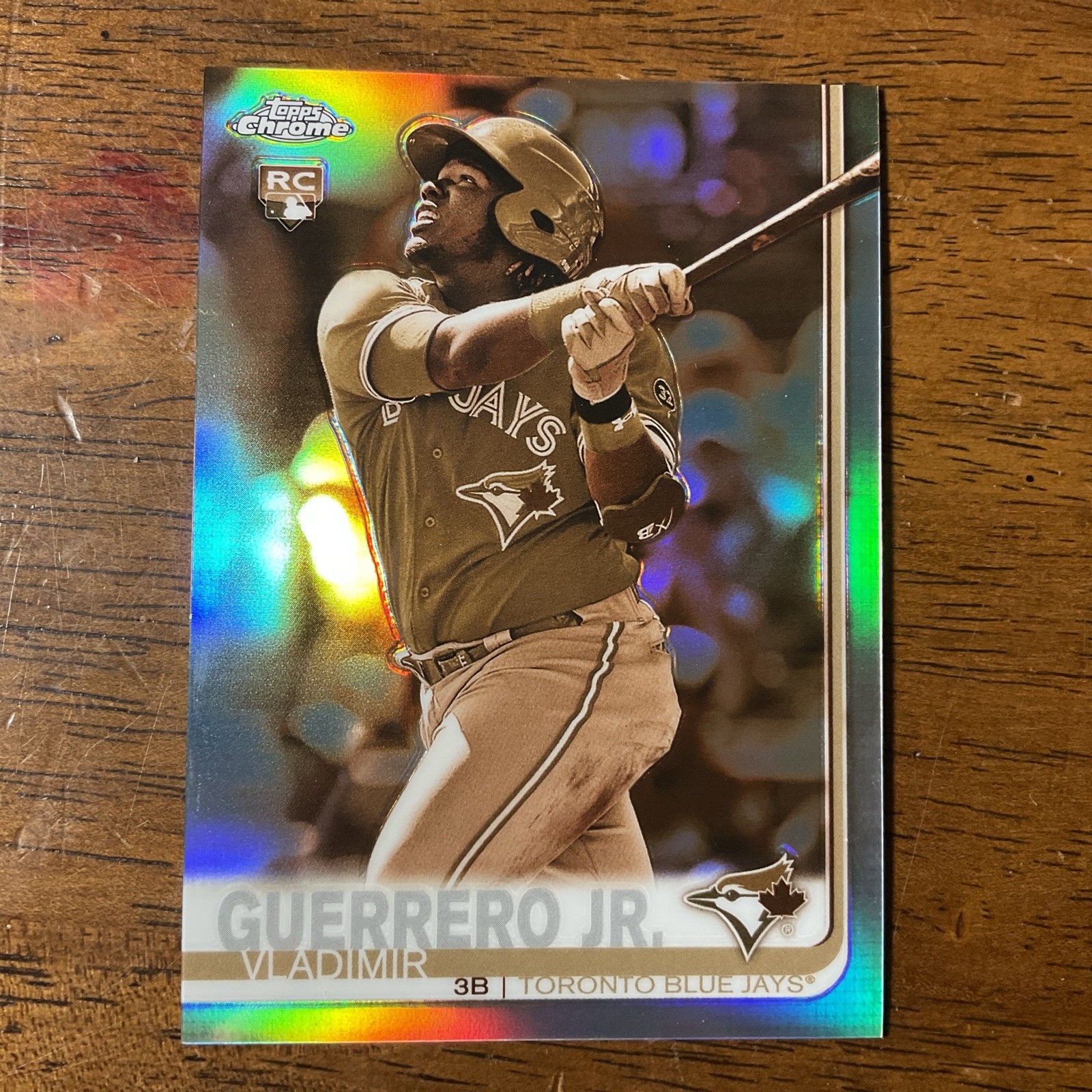 Vladimir Guerrero Jr. 2019 Topps Chrome #201 Sepia Refractor Price