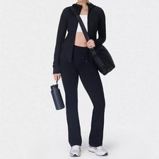 Sweaty Betty Power 30" Bootcut workout trousers leggings black pants new Small