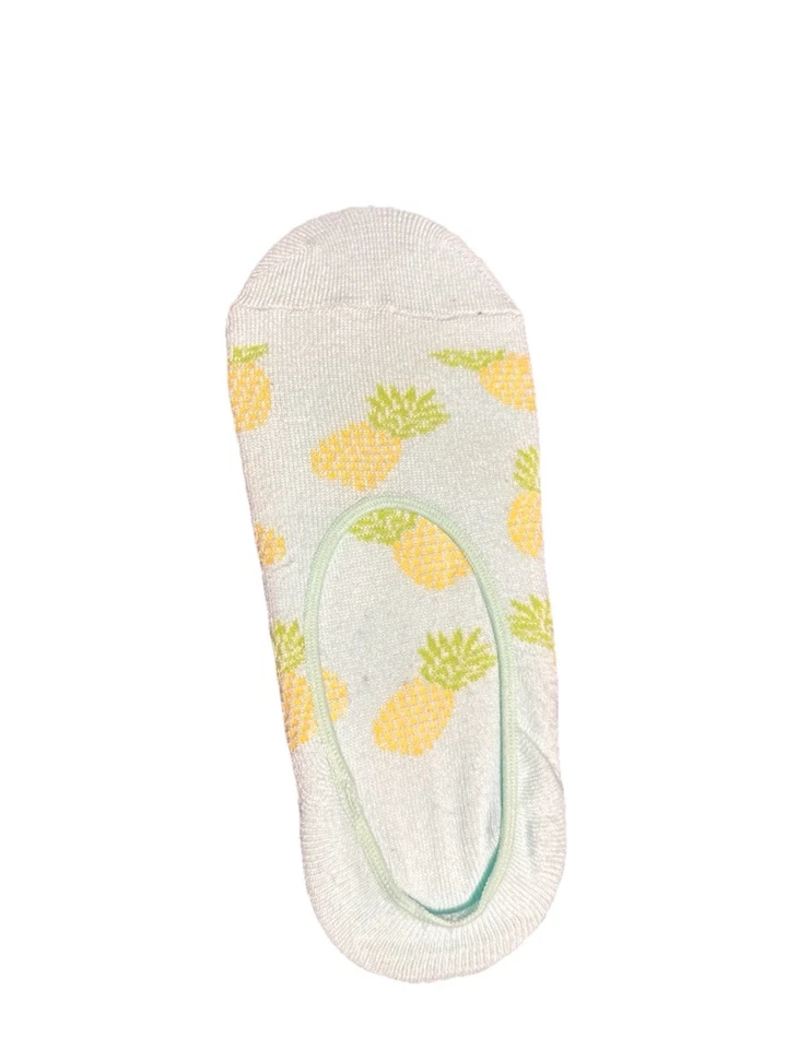 Calcetines Piña, Tobillo Tropical, No-Show Talla Mujer’s, Cuatro a Nueve Foto 2 de 2