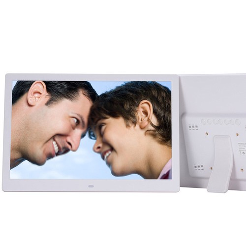 15.4"LED Digital Photo Frame Electronic Picture Video Player Clock Music Dispaly - Picture 7 of 23