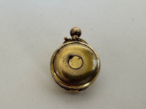 Rare Antique c. 1890 Chinese Pocket Compass Fob Pendant, Brass Cased - 第 11/11 張圖片