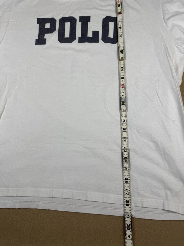 Vintage 90's Polo Sport Ralph Lauren Spellout Short Sleeve T-Shirt Mens Size XL - Image 4 of 4