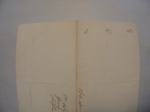 Carta escrita a mano austriaca de 1862 con sello de cera roja Neuried am See - Imagen 2 de 12