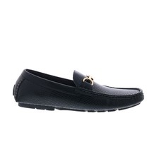 Steve Madden M-Duppln Mens Black Synthetic Loafers  Slip Ons Moccasin Shoes 9