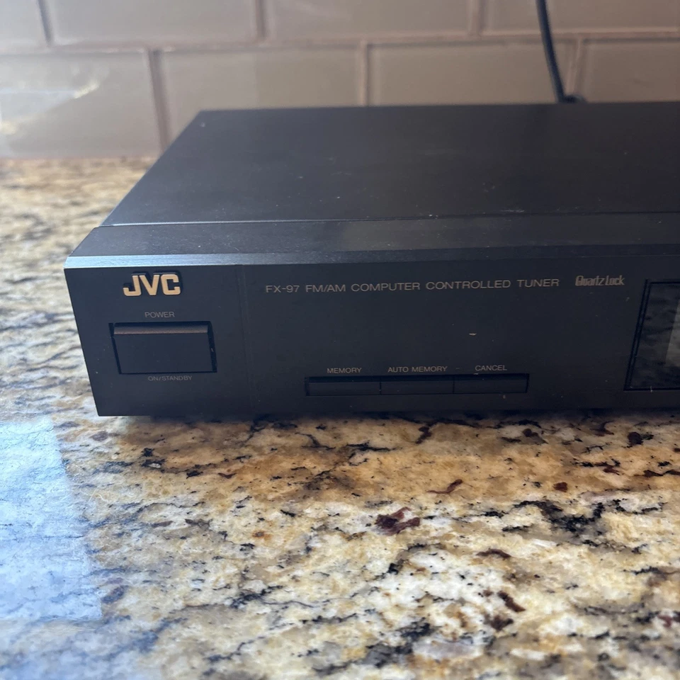 Vintage JVC FX-97 AM-FM Computer Controlled Tuner - Tested & Works - Image 3 of 4