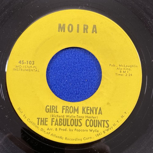 The Fabulous Counts – Jan Jan / Girl From Kenya 7” Single - Picture 2 of 2