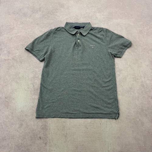 Gant Polo Shirt collared top with logo Men's M