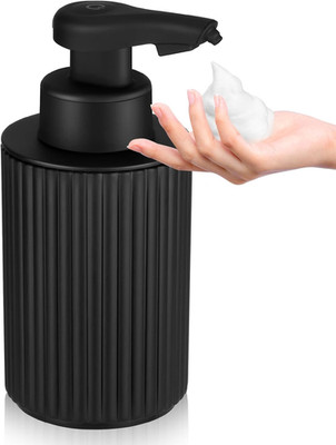 Automatic Soap Dispenser Foaming Touchless: 9oz Black Plastic - Rechargeable Ele
