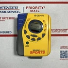 Vintage Sony Sports FM/AM Radio Cassette Walkman WM-FS493 * AS IS - Works Issues