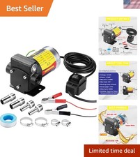 Heavy-Duty 12V Fuel Transfer Pump - Cast Iron Construction  High Efficiency