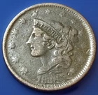 Photo of a 1838-P Large Cent from an eBay listing that sold on Jul 19, 2026